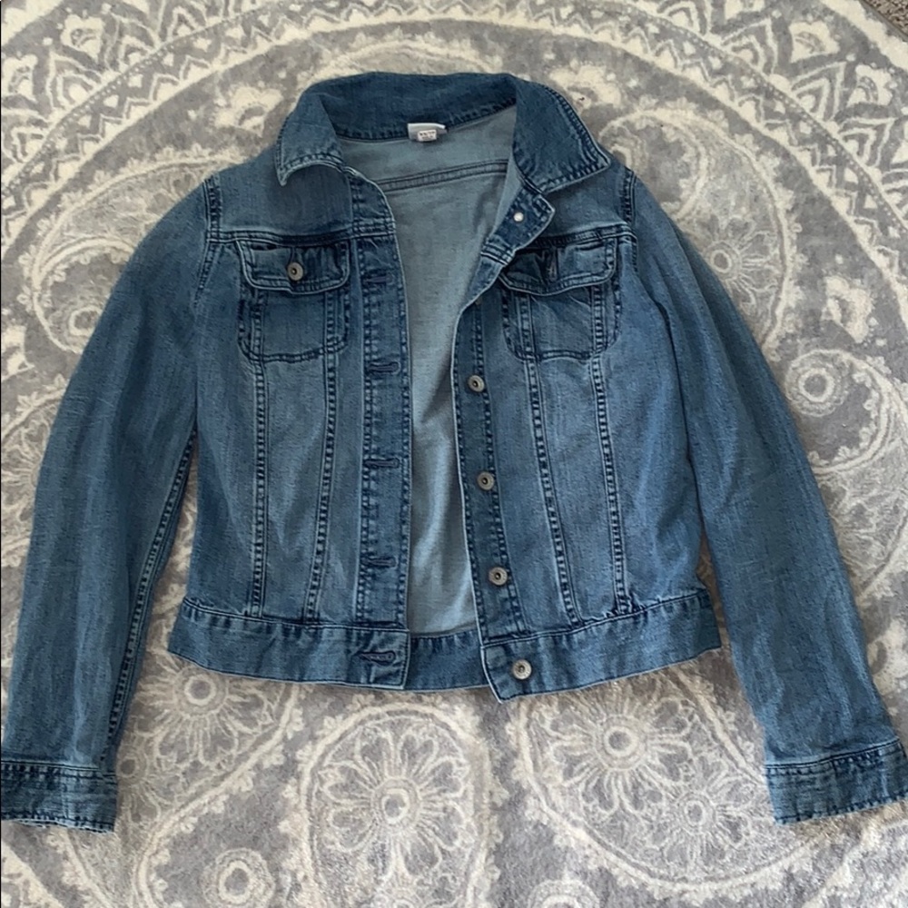 Blue denim jean jacket